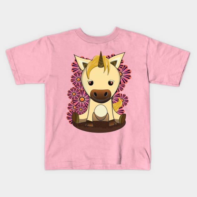 KS Kawaii Character Unicorn V 1.1. Kids T-Shirt by OmarHernandez